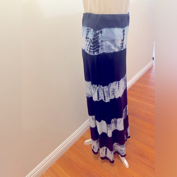 TIE-FIED COTTON MAXI SKIRT, Great 4 Spring & Summer - Picture 2 of 2